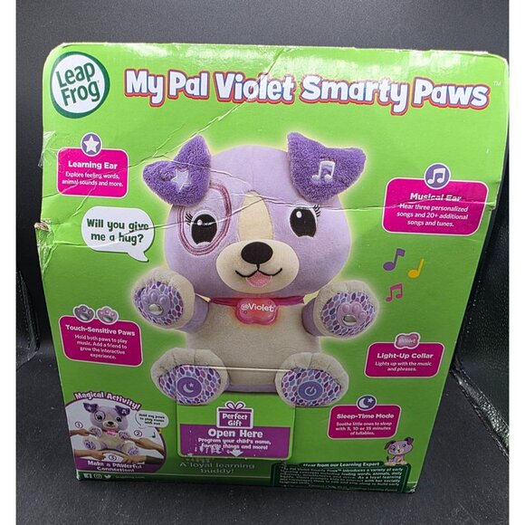 LeapFrog My Pal Violet Smarty Paws Interactive Plush Toy Light-Up Learning - Picture 2 of 12